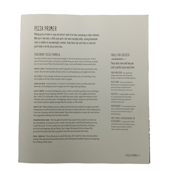 Willams Sonoma Pizza Night Cookbook Hardcover Classics to Low Carb Gluten Free - Picture 11 of 16